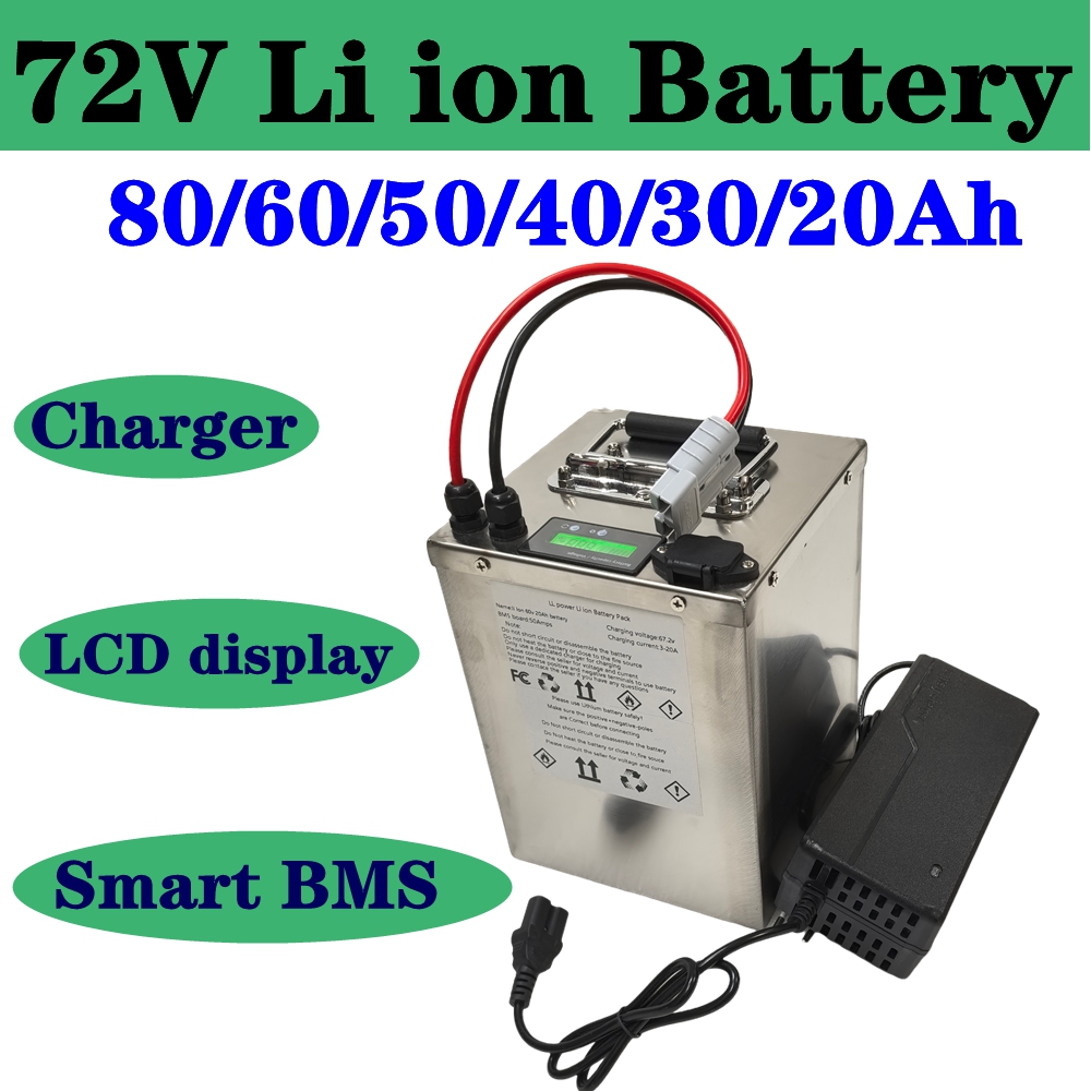 Batteria agli ioni di litio 20 - 72V 40Ah Lifepo4 Battery Pack recensione e prezzo